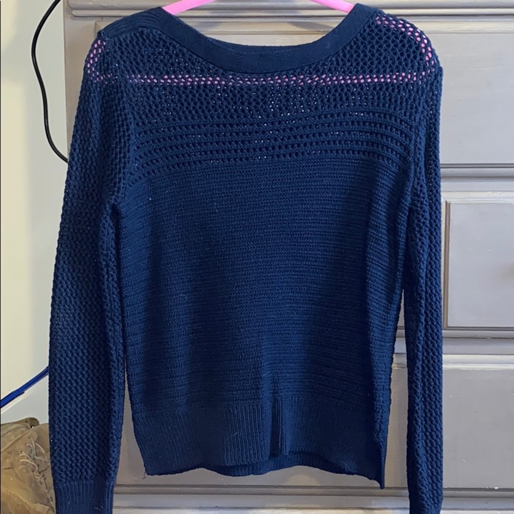 Navy knitted sweater, never worn!